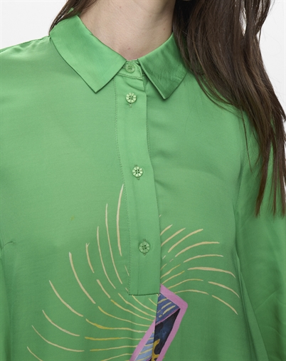 Nümph - NUAdelina Kjole - Vibrant Green